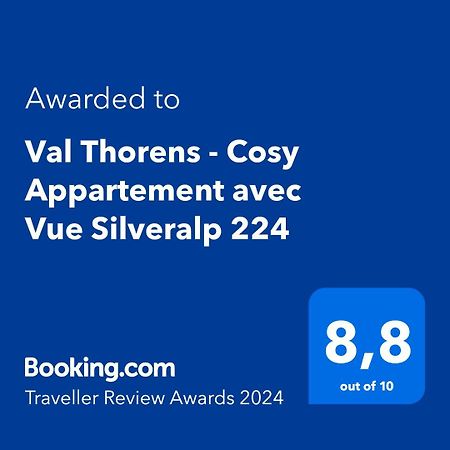 Val Thorens - Cosy Appartement Avec Vue Silveralp 224 Esterno foto