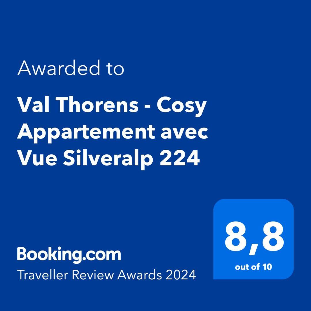 Val Thorens - Cosy Appartement Avec Vue Silveralp 224 Esterno foto